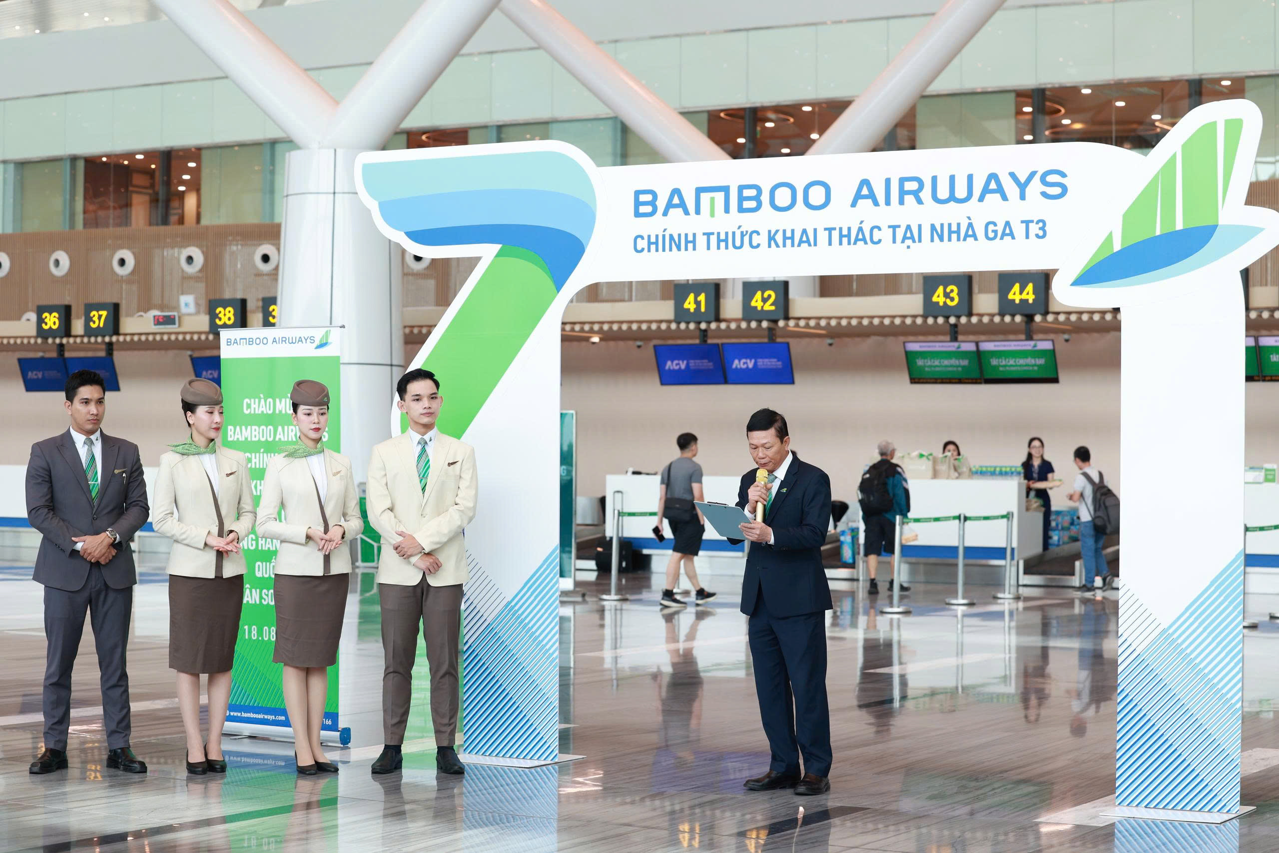 Bamboo Airways 在七岁生日当天'搬家'到T3