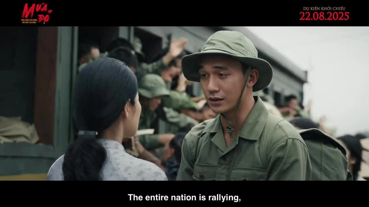 观看关于广治战役的电影时，老兵哭了