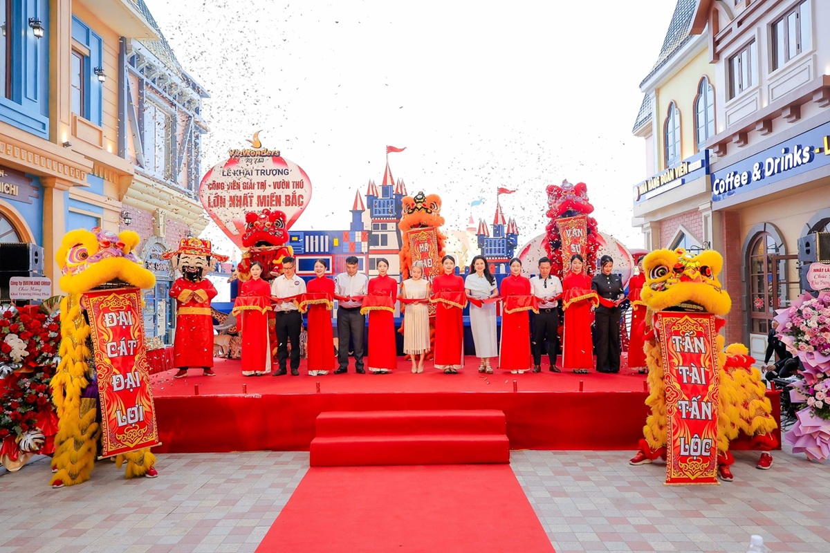 Vinwonders Vũ Yên盛大开业 - 娱乐与动物园的中心
