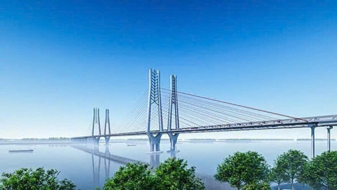 建设六车道芹苴二桥方案