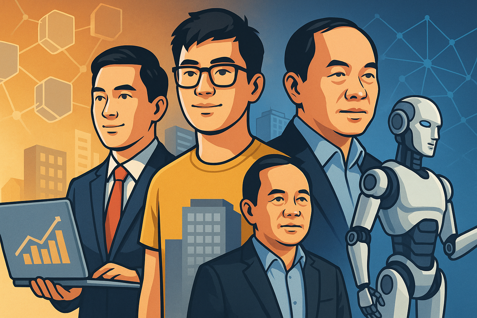 越南亿万富翁的富二代在区块链公司亮相，应用机器人