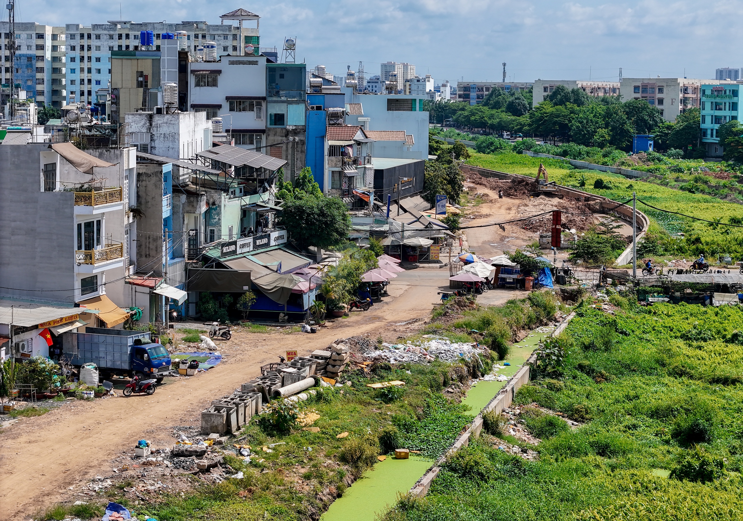 重点项目Tham Lương运河进度缓慢：69家承包商但工地空无一人