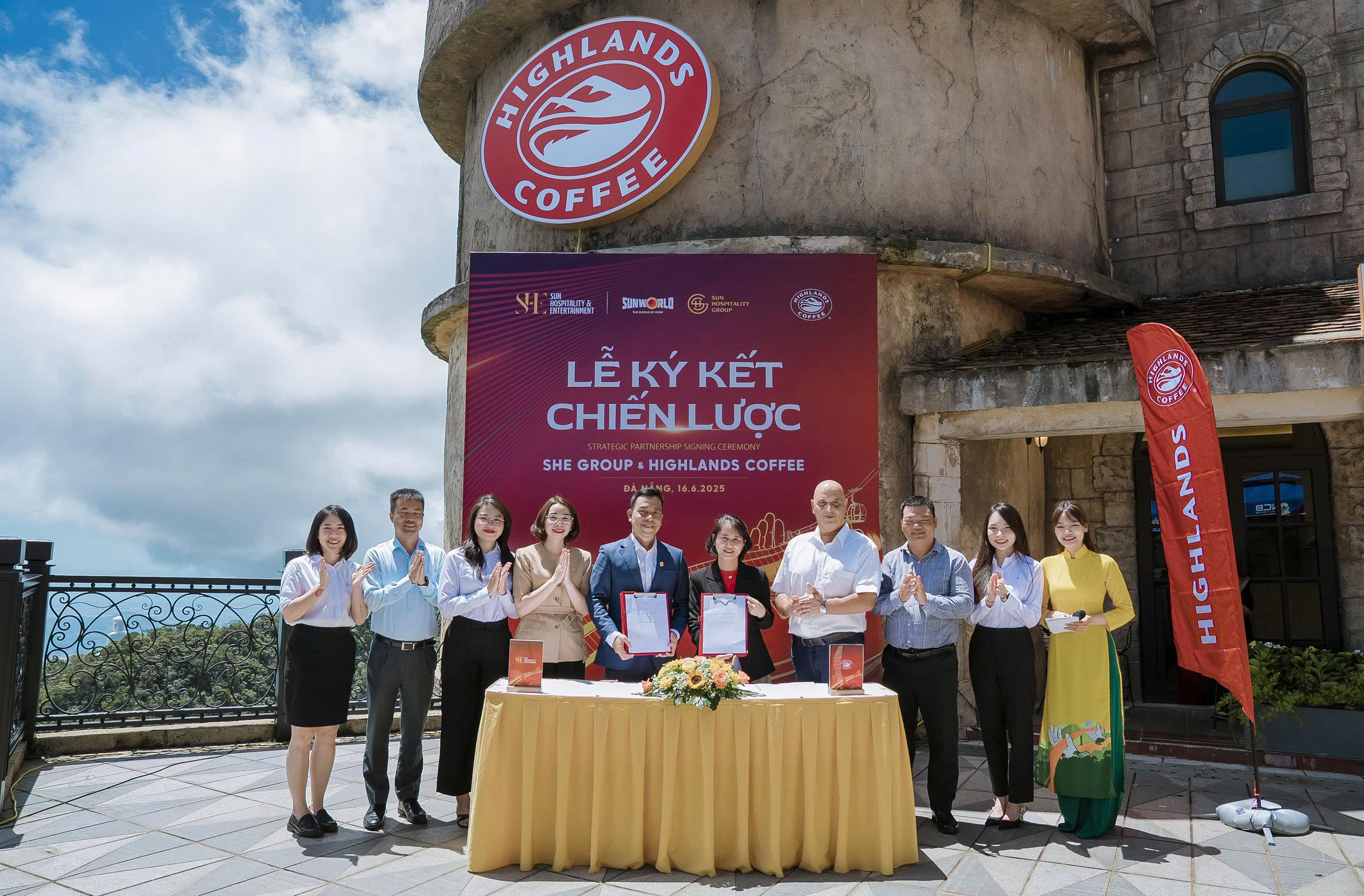 Sun Group签署在高地咖啡旅游系统开设连锁店的协议