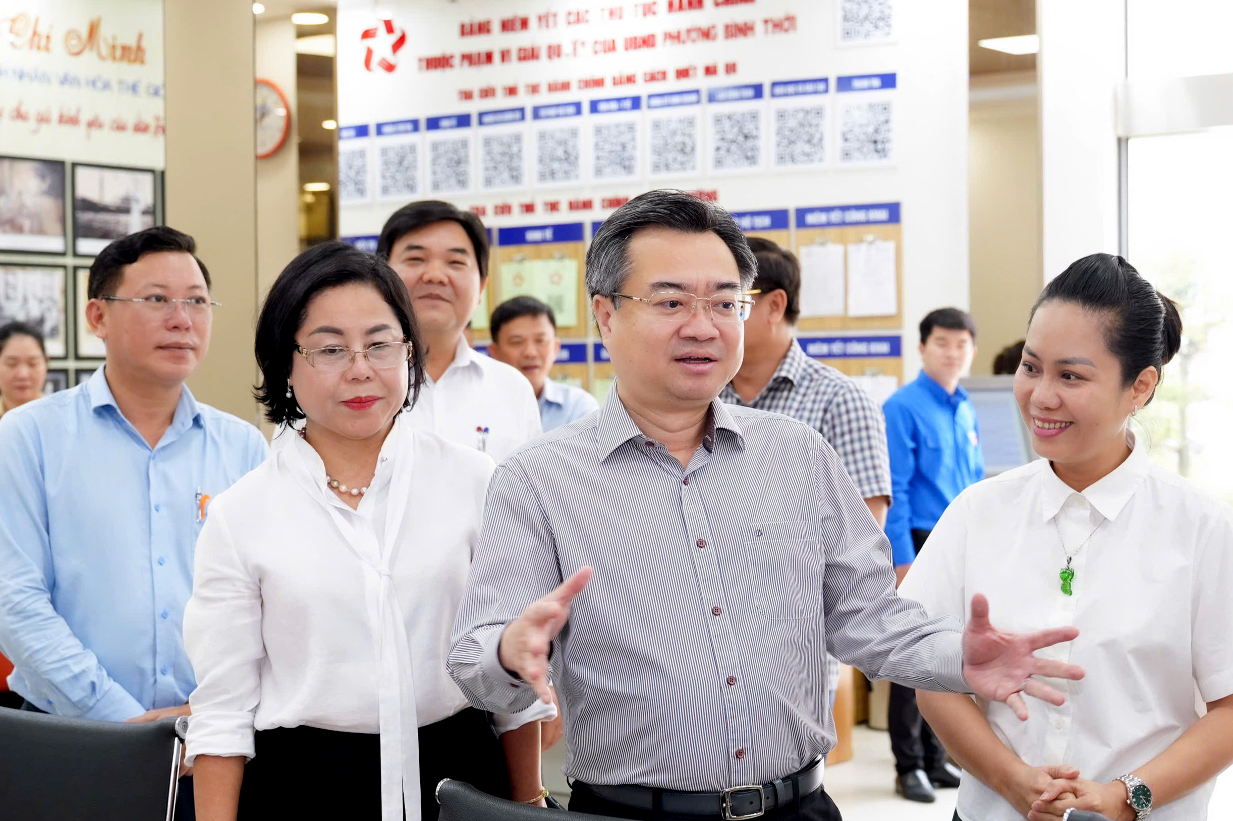 阮清义考察富寿、平泰坊公共服务行政中心