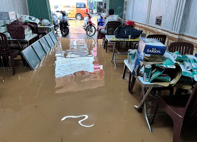 大叻大雨后积水