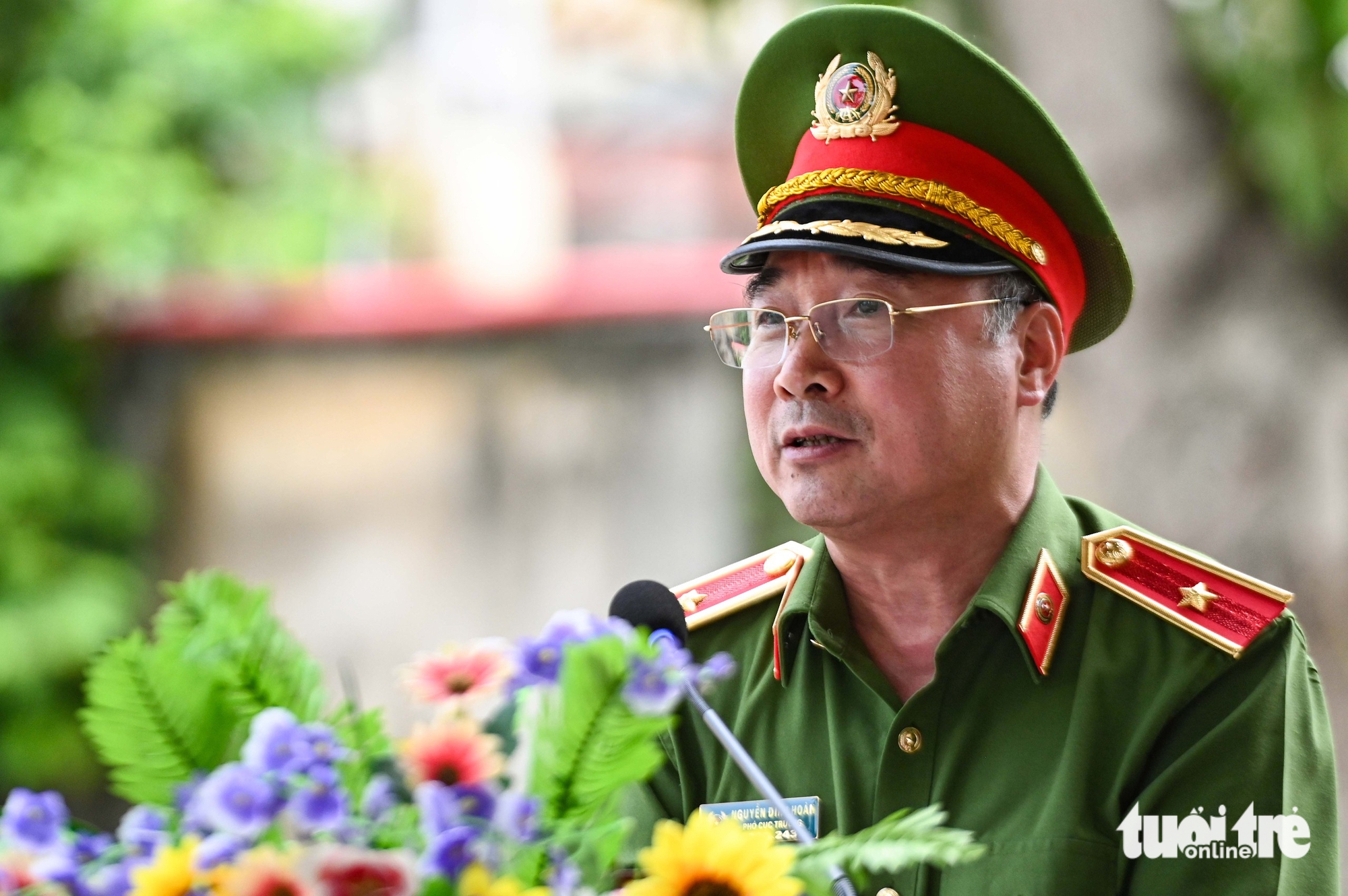 越南警察准备参加世界警察和消防运动会