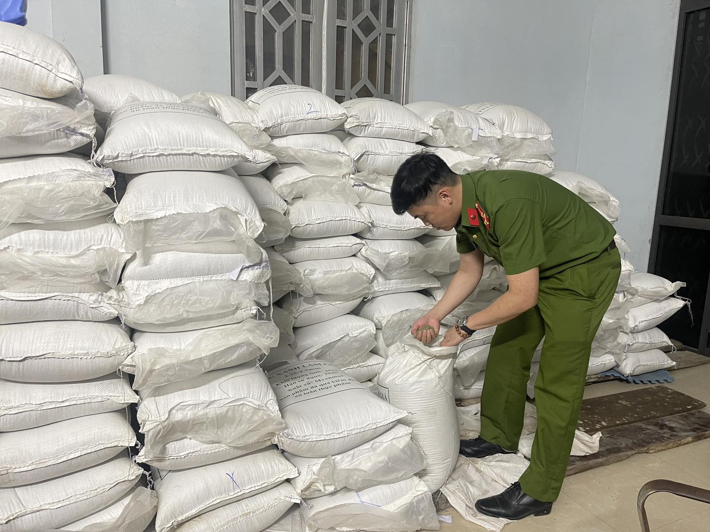 近距离观察使用有害化学品生产豆芽的作坊