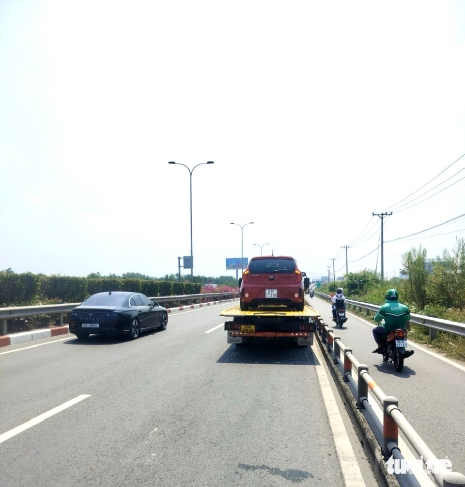 自6月7日起禁止摩托车进入胡志明市-隆城-油椰高速公路引道