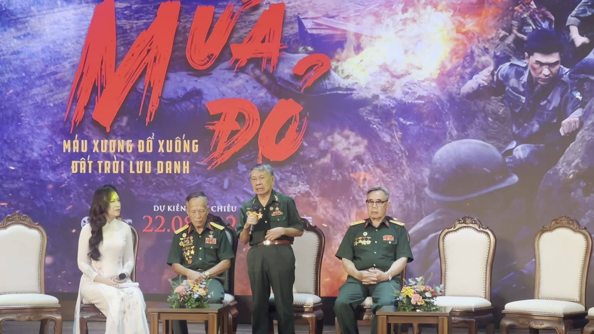 观看关于广治战役的电影时，老兵哭了